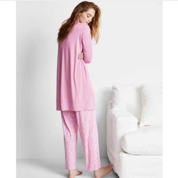 State of Day Women's Knit Layering Wrap, Thulian Pink, NWT - Picture 2 of 3